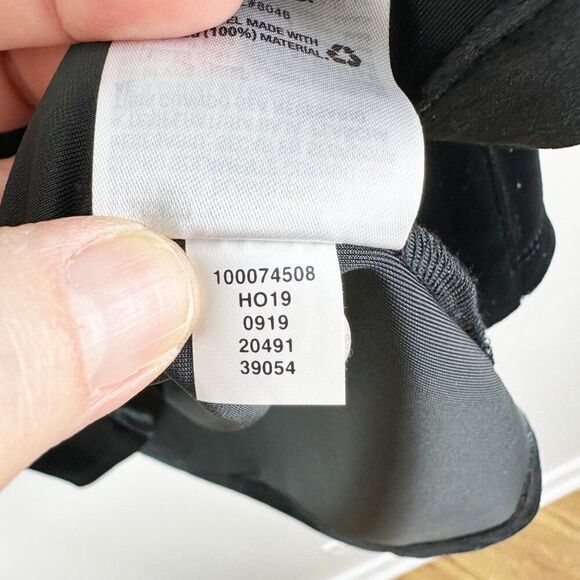 Charter Club Womens Black Velvet Button-Up Roll Sleeve Shirt Tunic Medium - Picture 12 of 13